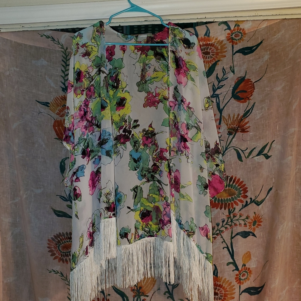 Kimono with Fringe